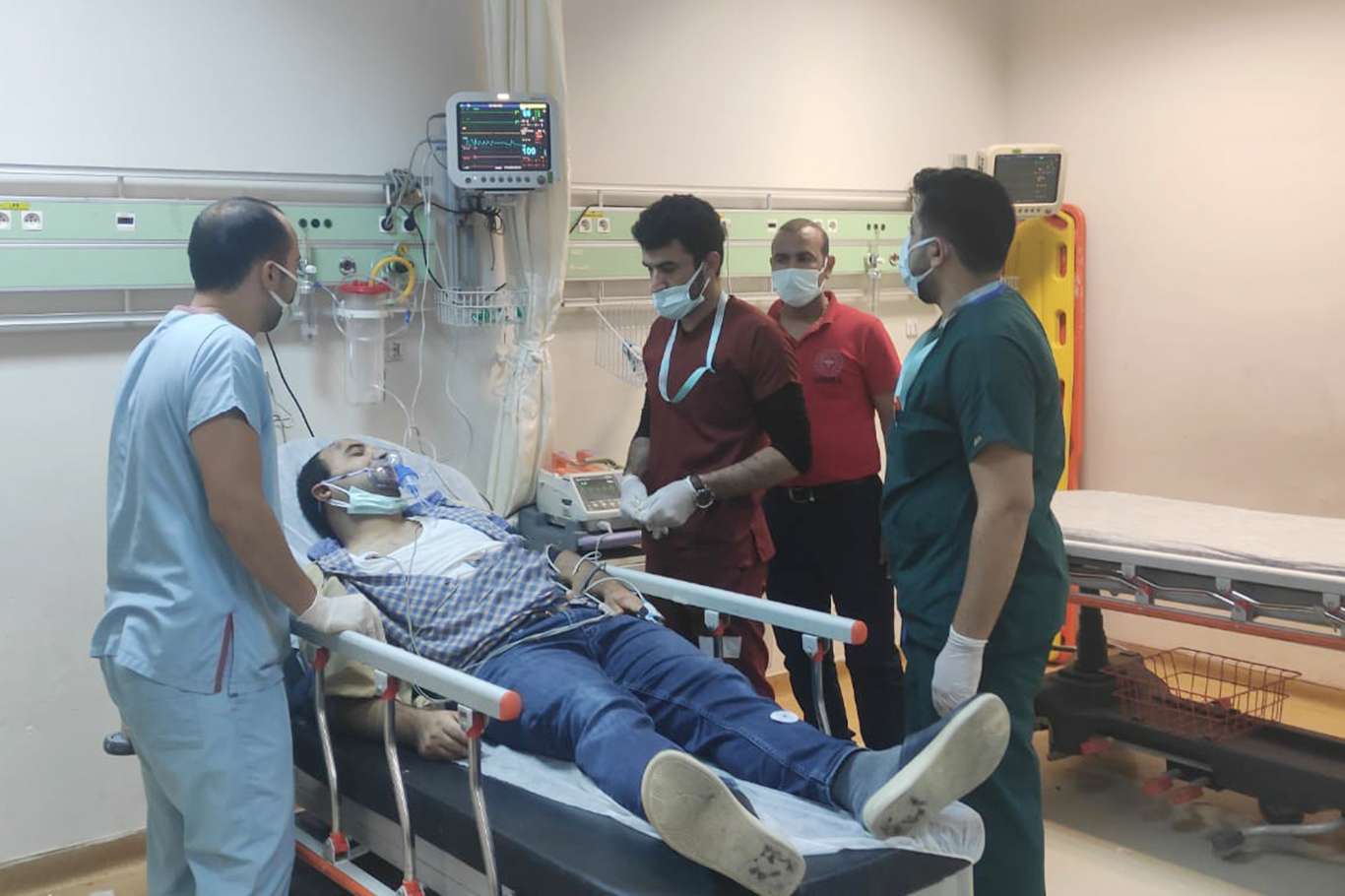 Viranşehir Devlet Hastanesinde yangın ve doğal afetler tatbikatı Viranşehir Devlet Hastanesinde yangın ve doğal afetler tatbikatı